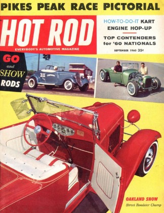 HOT ROD 1960 SEPT - PIKES PEAK, NHRA Div, RENO RACING